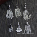 NEW Vintage 925 Sterling Silver Charms Tassel DIY Bracelet Necklace Earrings Tassel Charms Pendant For Making Jewelry